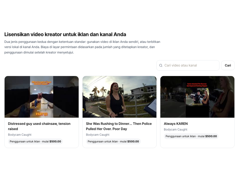 Katalog lisensi Sponmi