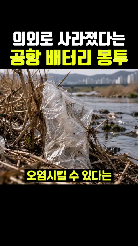 의외로 사라졌다는 공항 배터리 봉투
